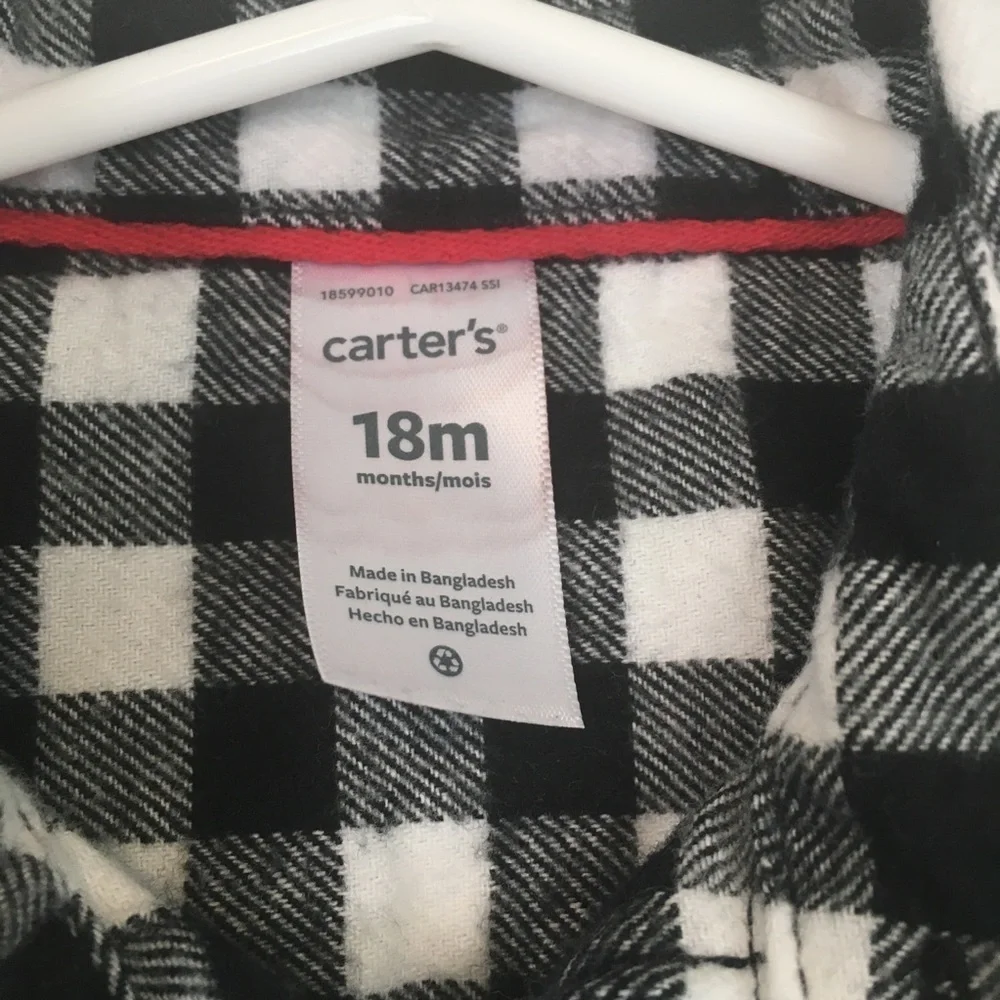 Carter’s Boys 2 Piece Outfit w/ Suspenders 18 Months